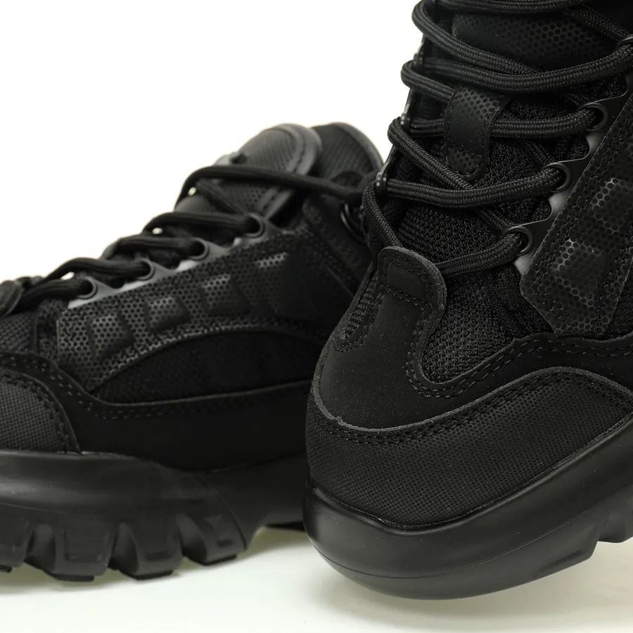DIO Men's Sneaker Snow Derby Series, Dad Style, Full Black