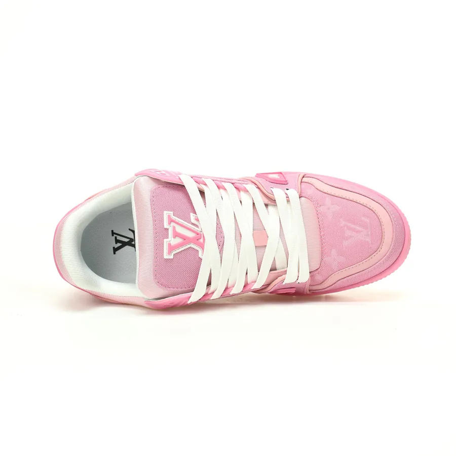 Louis Vuitton Trainer Sneaker Low Monogram Denim