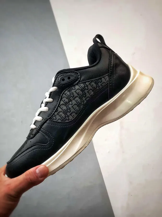 Dior B25 Oblique Runner Low Sneaker Black