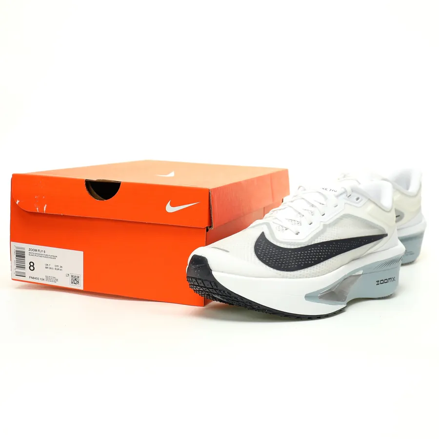 Zoom Fly 6 Premium White Pure Platinum Obsidian