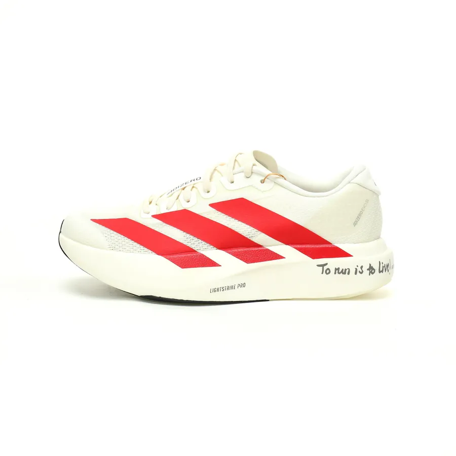 Adizero Evo SL 'White Better Scarlet' Lightweight Running Shoes