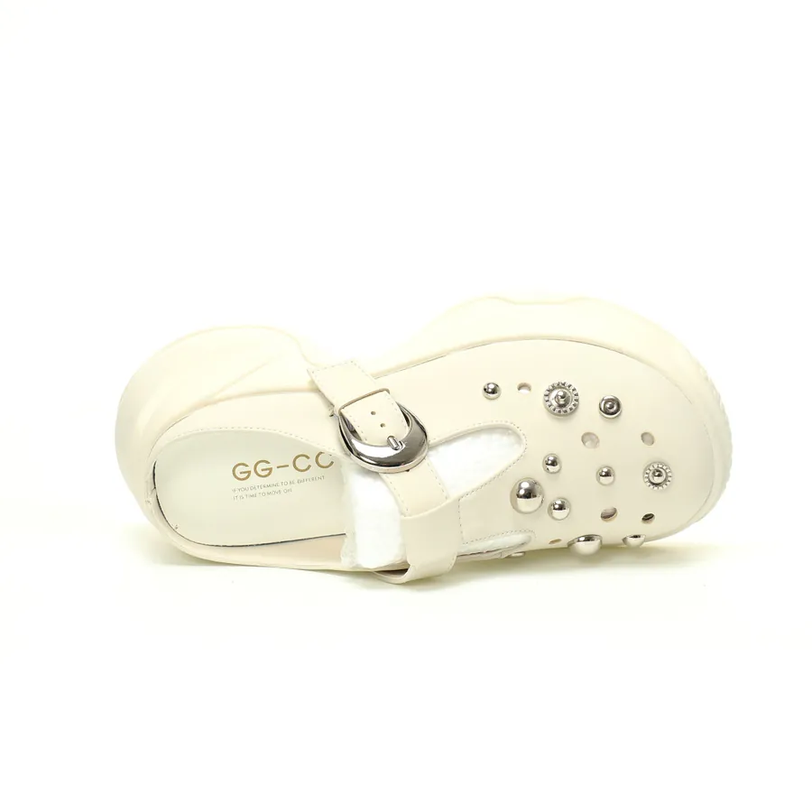 GG CC Mule Sandals Summer Mule Style, Versatile Trendy Casual Athletic Sandals