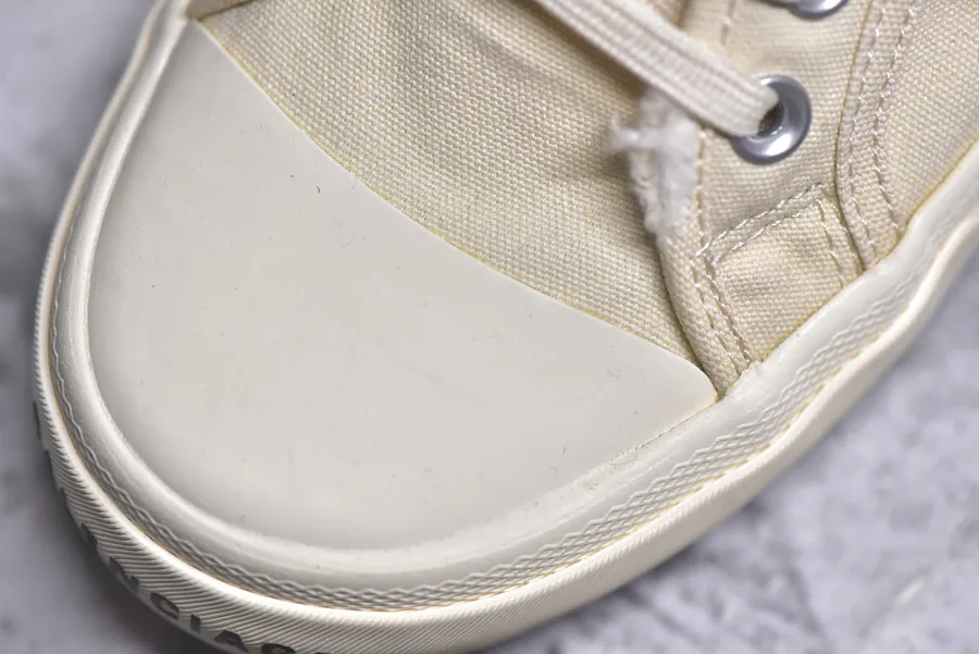 BALENCIAGA Paris Worn In Canvas Low Top Sneaker