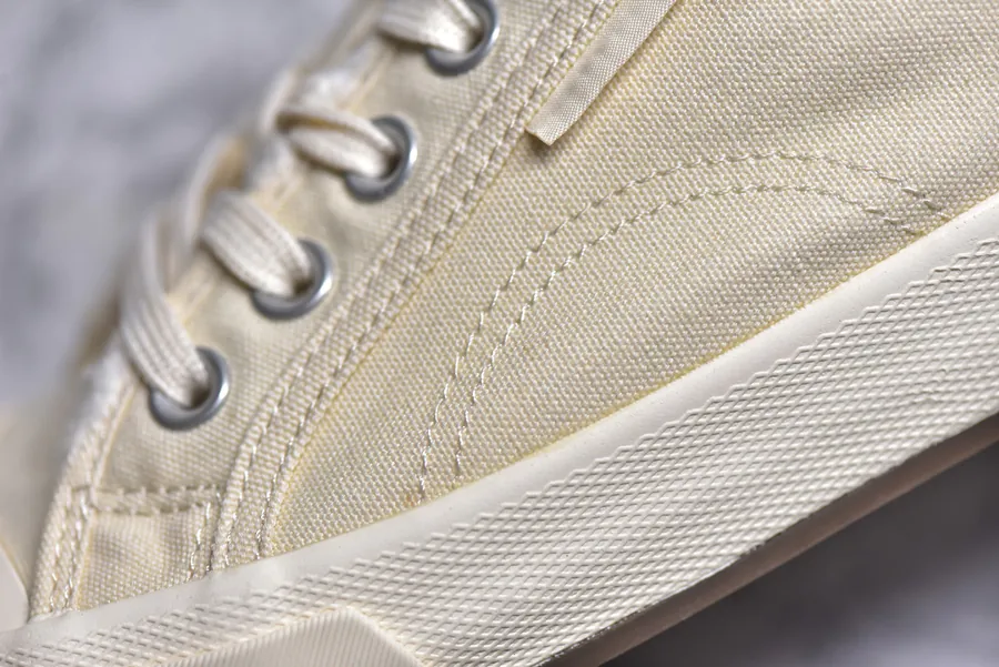 BALENCIAGA Paris Worn In Canvas Low Top Sneaker