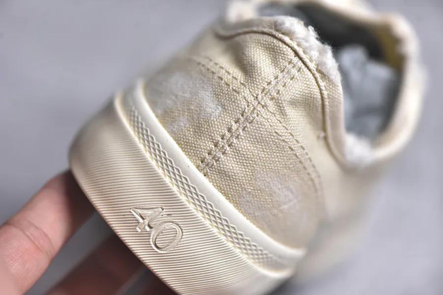 BALENCIAGA Paris Worn In Canvas Low Top Sneaker