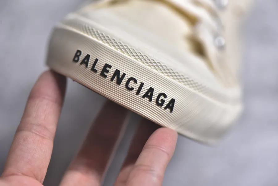 BALENCIAGA Paris Worn In Canvas Low Top Sneaker