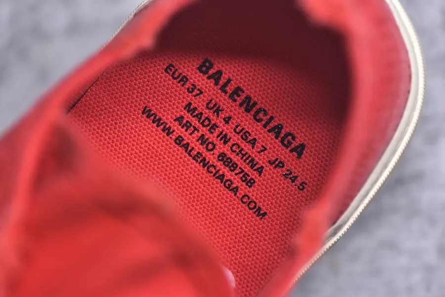 BALENCIAGA Paris Worn Effect Sneaker