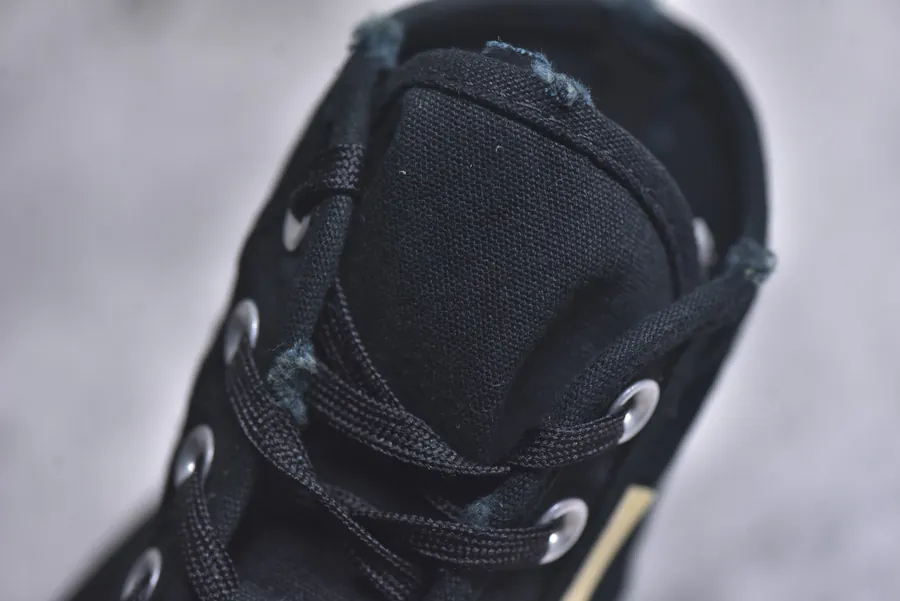 BALENCIAGA Paris Worn Effect Canvas Low Top Sneakers