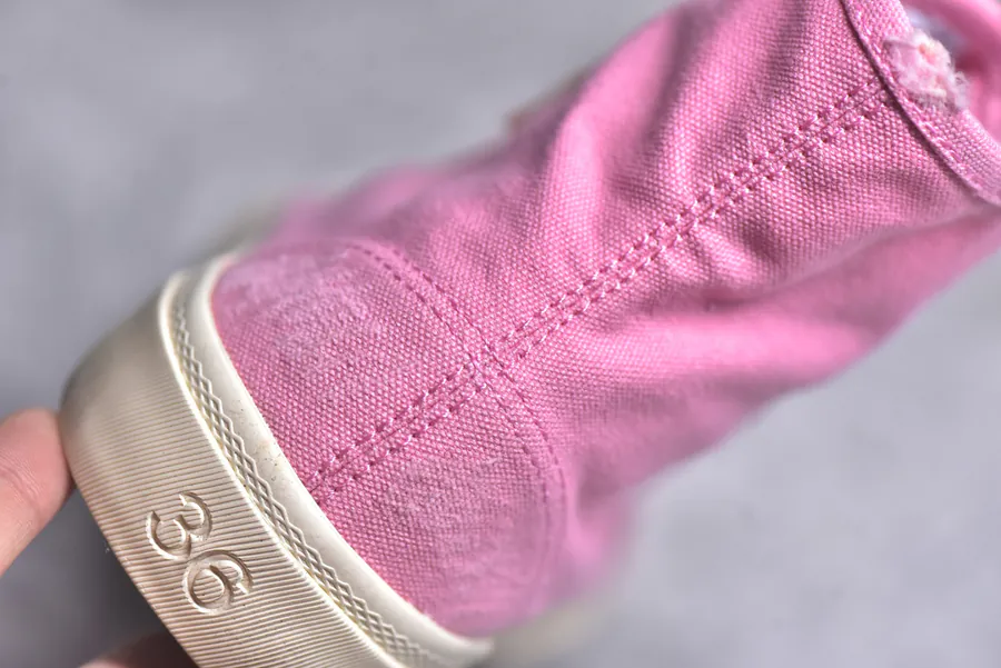BALENCIAGA Paris Worn Effect Canvas Low Top Sneaker