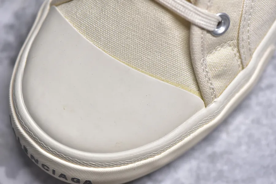 BALENCIAGA Paris Worn Effect Casual Low Top Canvas Shoes
