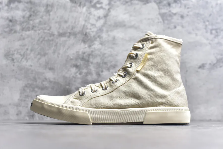 BALENCIAGA Exclusive Original Parisian Canvas Low Top Sneaker with Buckle Strap