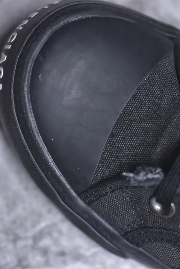 BALENCIAGA Worn Effect Canvas Low Top Sneaker