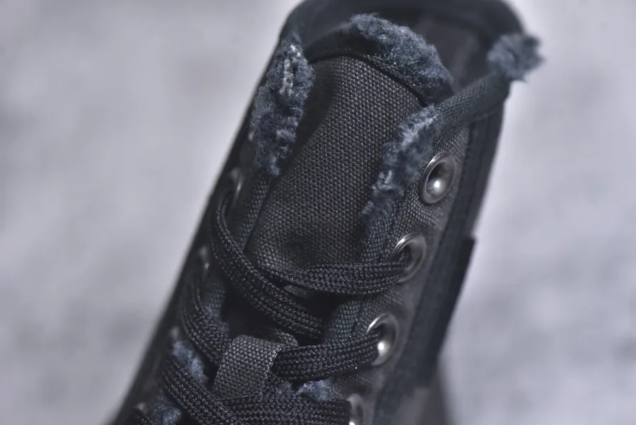 BALENCIAGA Worn Effect Canvas Low Top Sneaker
