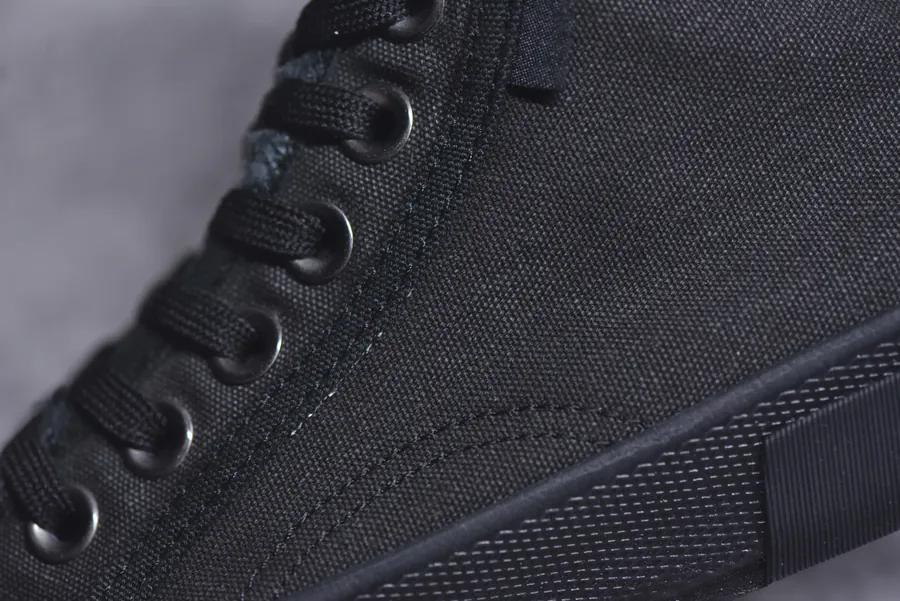 BALENCIAGA Worn Effect Canvas Low Top Sneaker