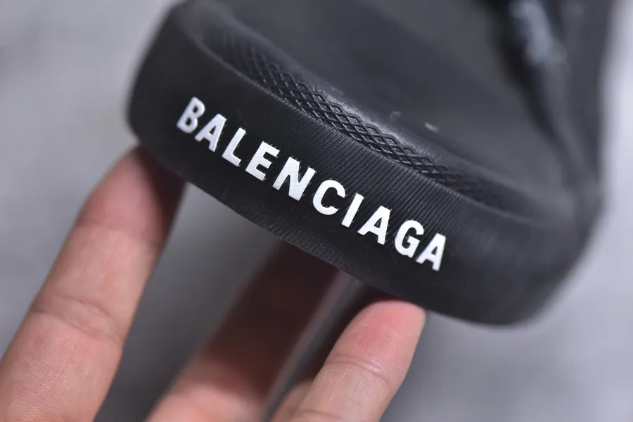 BALENCIAGA Worn Effect Canvas Low Top Sneaker