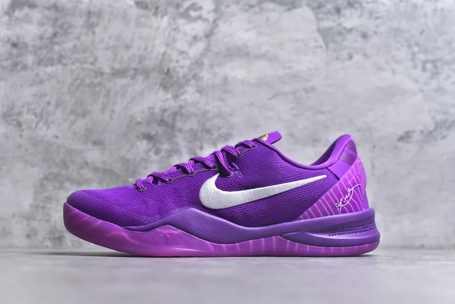 NK Zoom Kobe 8 Eybl Purple Kobe 8th Generation Basketball Shoes