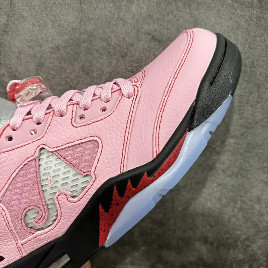 Awake x Air 5 Retro High Top Pink