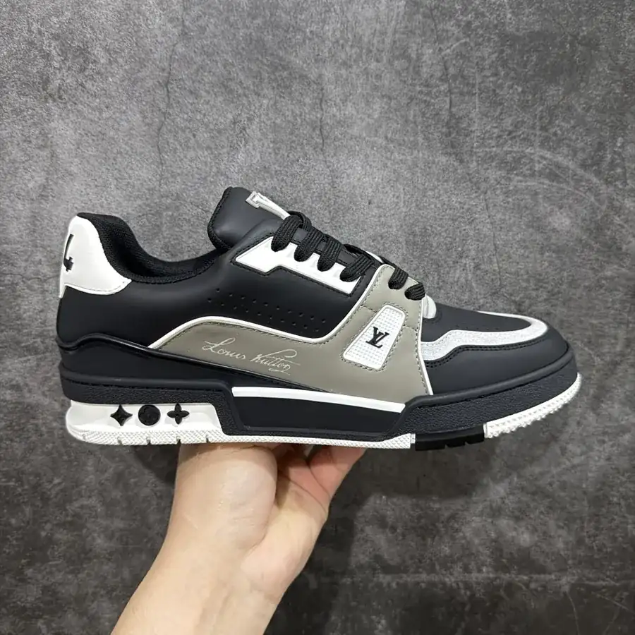 LV Trainer OG Edition Black and Gray Cement