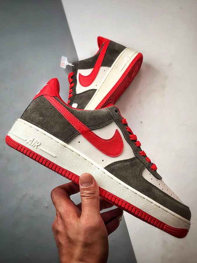 Exclusive Original Air Force 1 07 Low Brown Red