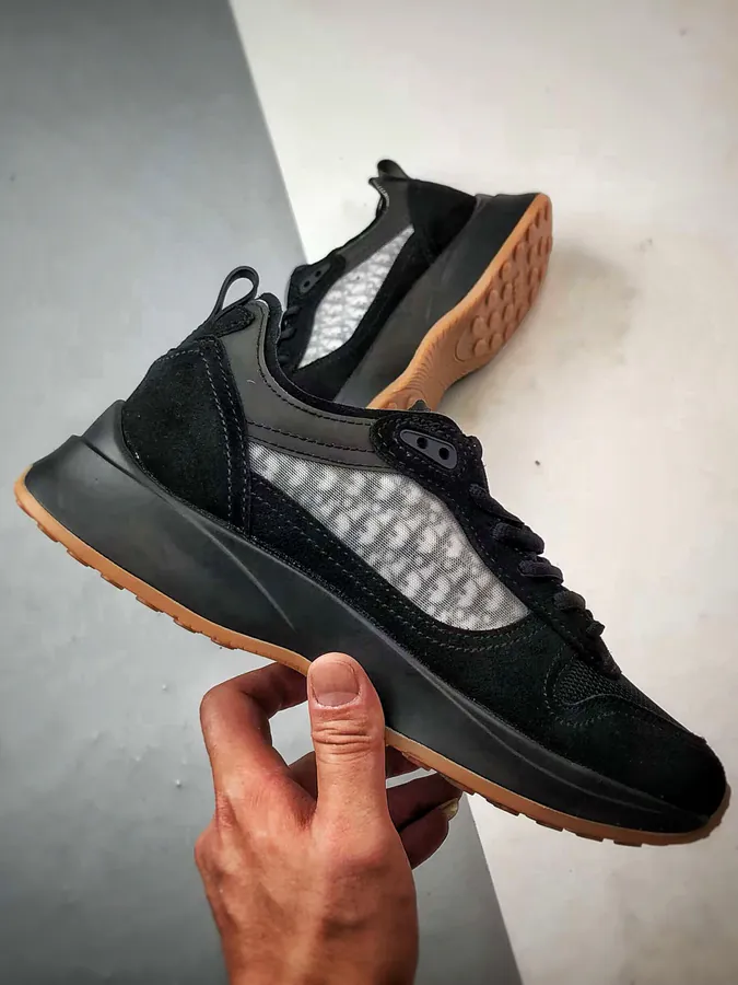 Dior B25 Oblique Runner Sneaker Black