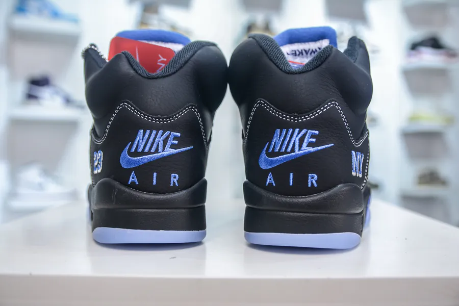 Awake x Air 5 Collaboration Black Blue Sneaker