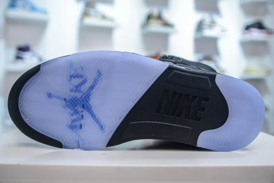 Awake x Air 5 Collaboration Black Blue Sneaker