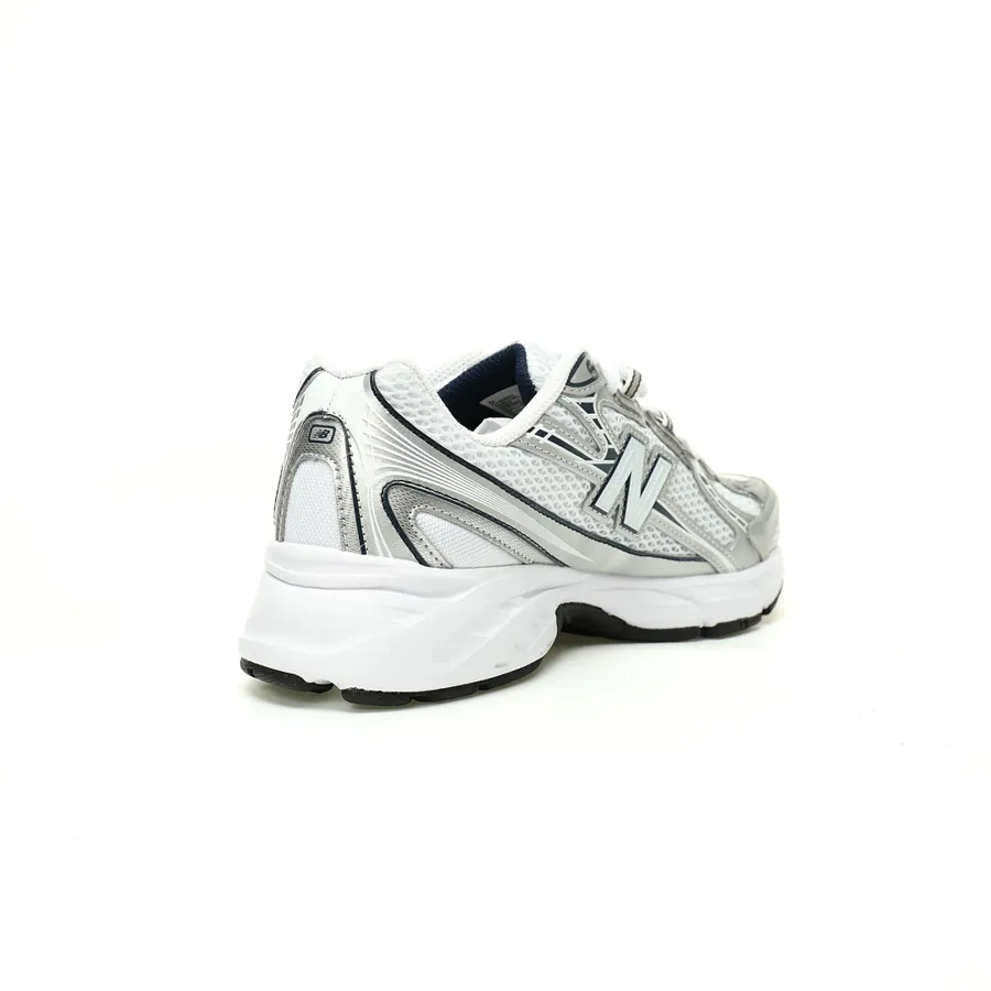 New Balance MR740 Low Top Sneaker with Silver and Midnight Blue Color