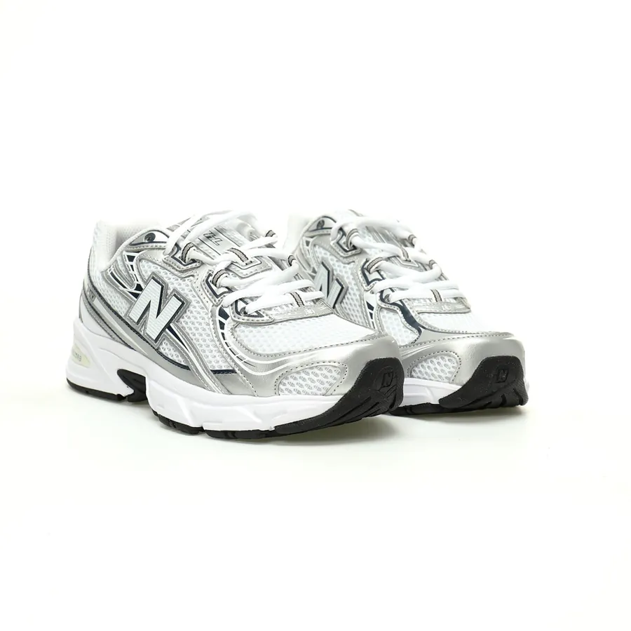 New Balance MR740 Low Top Sneaker with Silver and Midnight Blue Color
