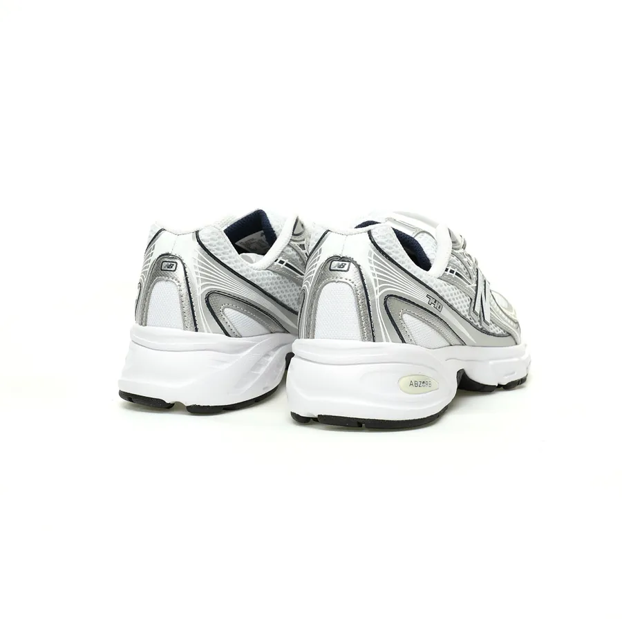 New Balance MR740 Low Top Sneaker with Silver and Midnight Blue Color