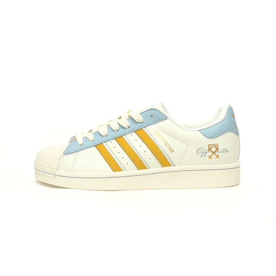 Off White x Adidas Originals Superstar 'Shell Toe' Low Top Sneaker