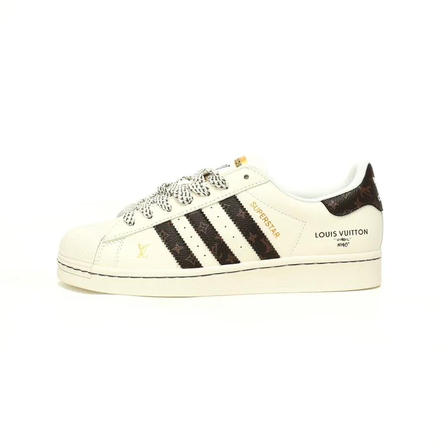 Louis Vuitton x Originals Superstar Monogram Classic Shell Head Low Sneakers