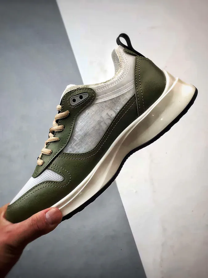 Dior B25 Oblique Runner Sneaker White and Mint