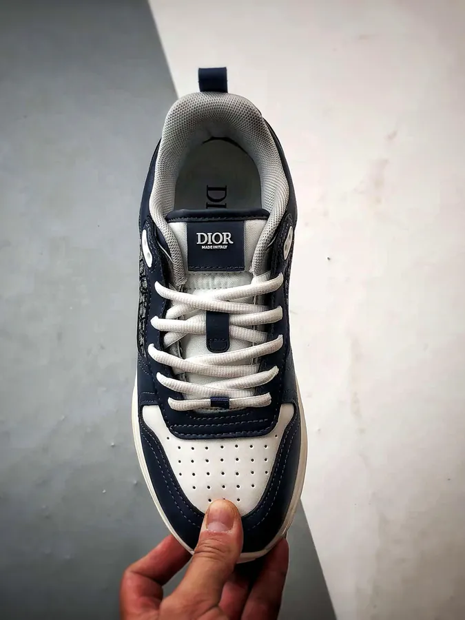 Dior B25 Oblique Runner Sneaker Blue and White