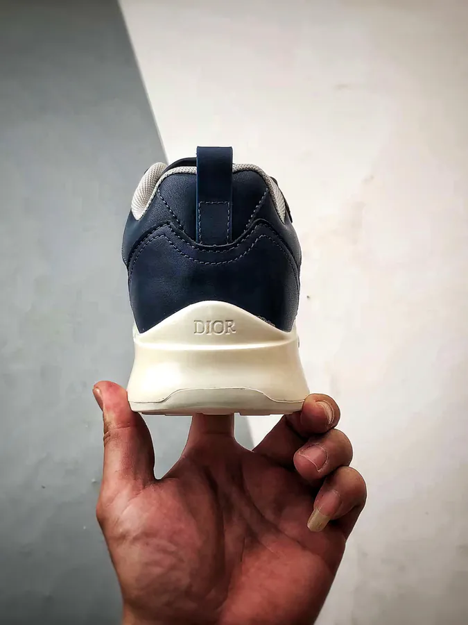 Dior B25 Oblique Runner Sneaker Blue and White
