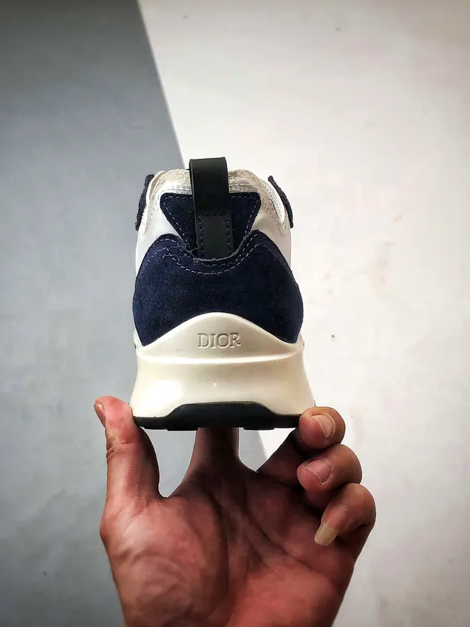 Dior B25 Oblique Runner Sneaker White Blue
