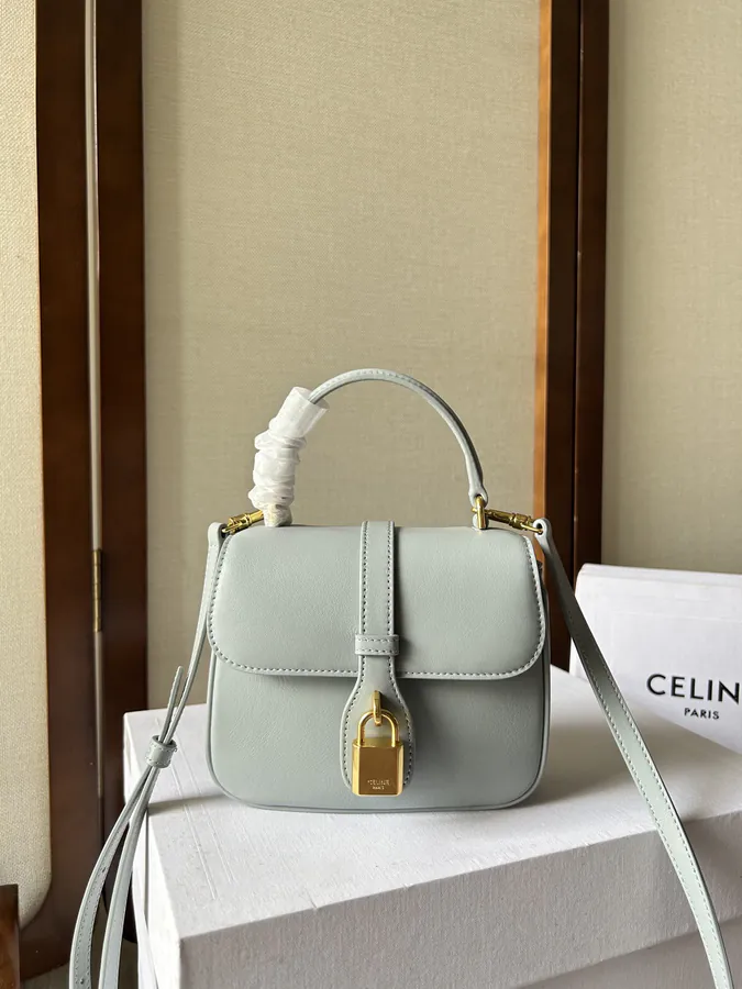 CELIN E Tabou Mini Smooth Leather Handbag