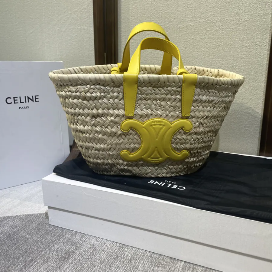 TEEN TRIOMPHE CLASSIC Straw Basket Bag