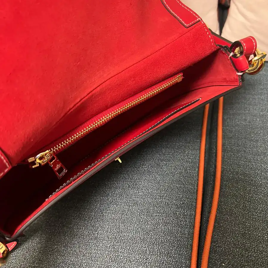 GARAVANI OHVAL Small Calfskin Handbag with Rotating VLOGO Signature Clasp