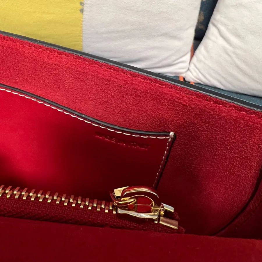 GARAVANI OHVAL Small Calfskin Handbag with Rotating VLOGO Signature Clasp