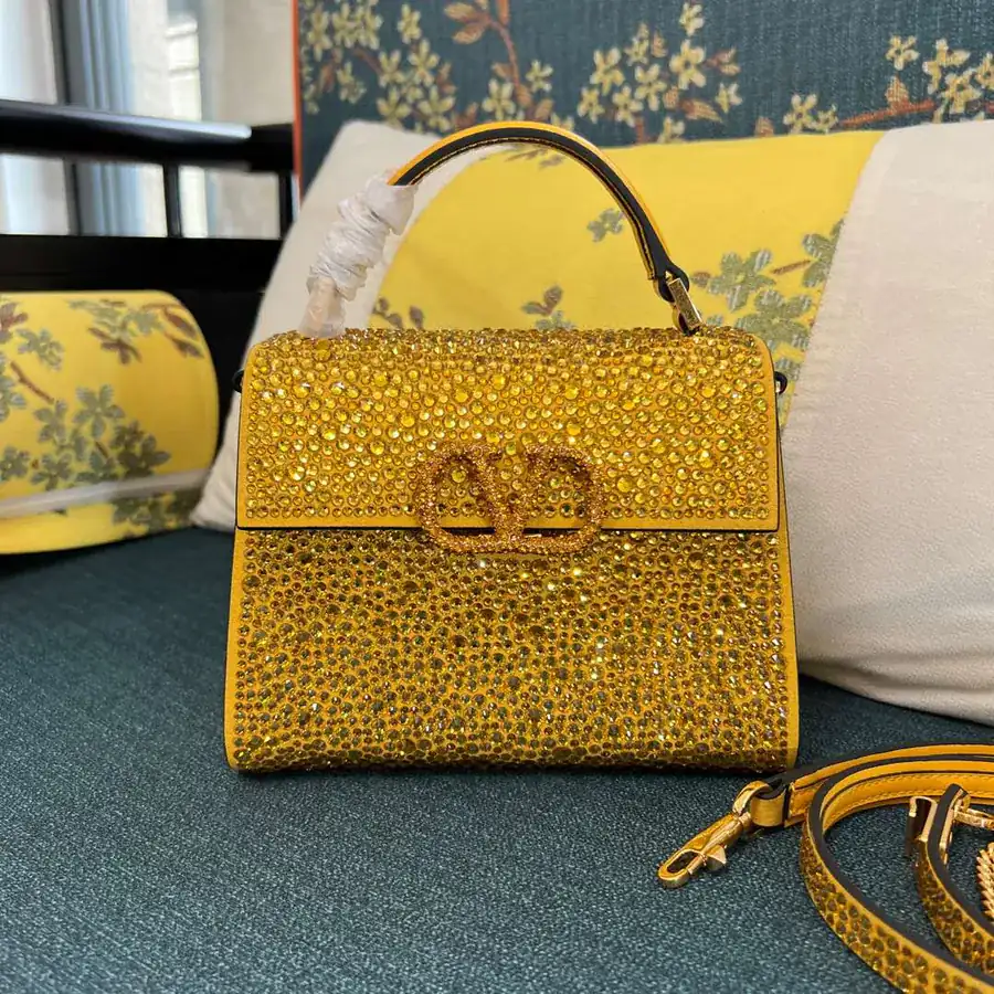 VSLING Mini Alligator Skin Clutch with Adjustable Strap