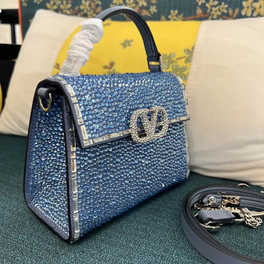 VSLING Mini Alligator Skin Crossbody Bag with Adjustable Strap