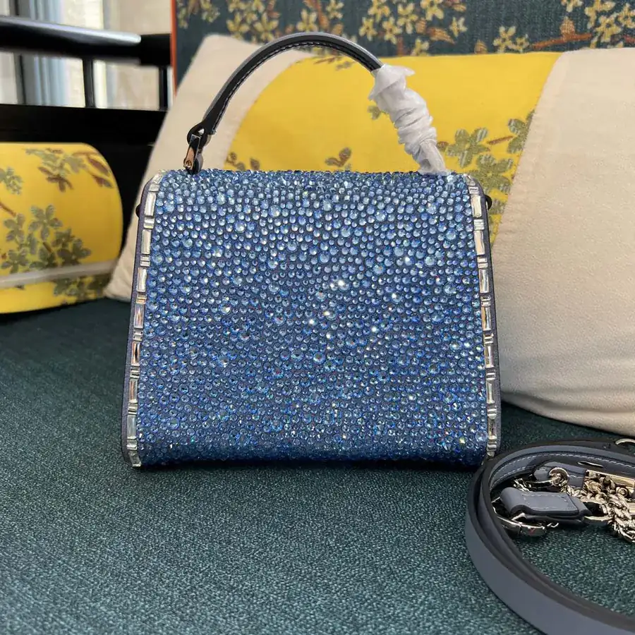 VSLING Mini Alligator Skin Crossbody Bag with Adjustable Strap