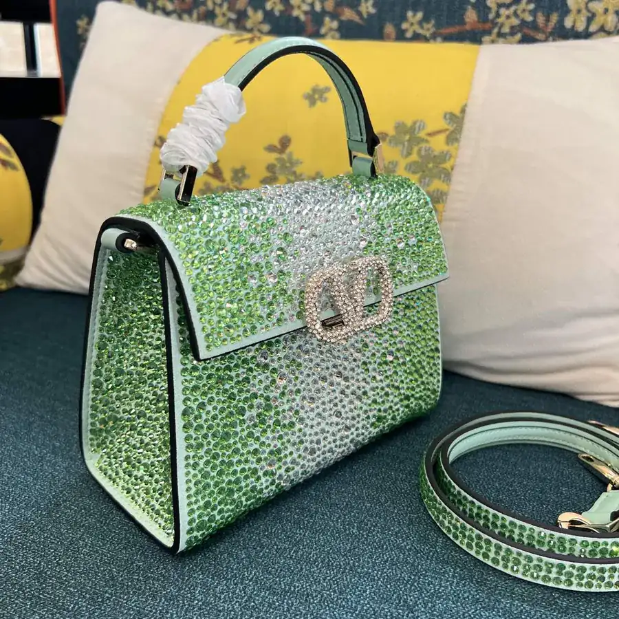 VSLING Mini Alligator Skin Clutch with Adjustable Strap