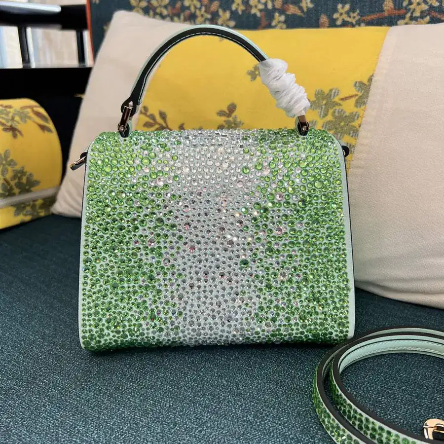 VSLING Mini Alligator Skin Clutch with Adjustable Strap