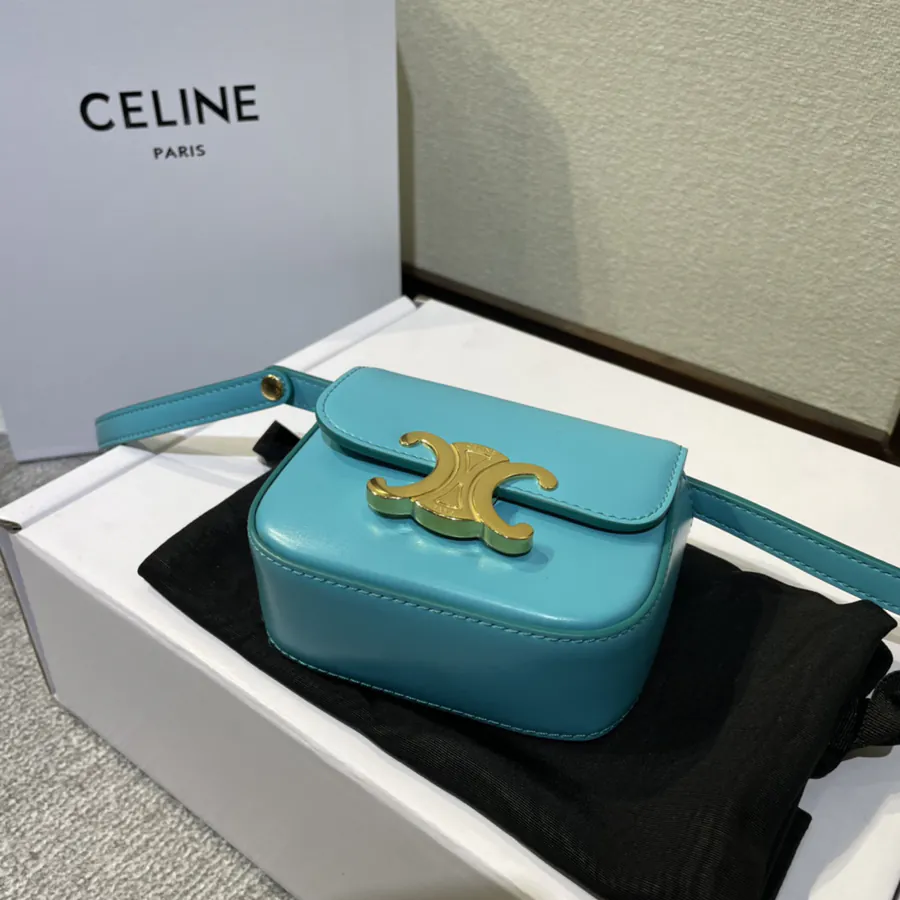 Celine 2022 Mini Earphone Bag with Adjustable Strap