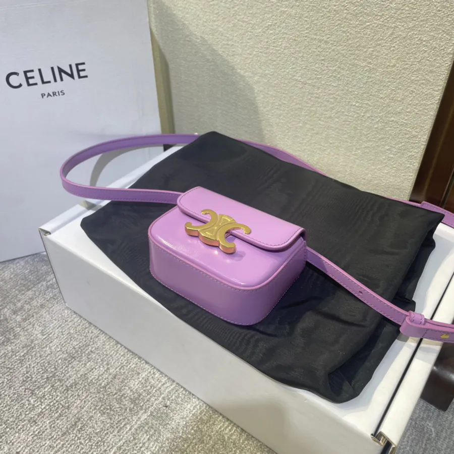 Celine 2022 Mini Earphone Bag with Adjustable Strap