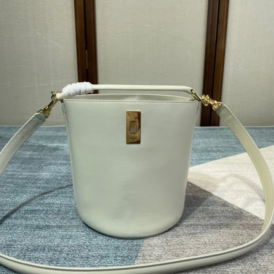 Teen Bucket Bag in Grained Calfskin