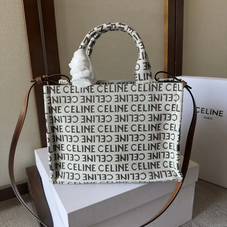 CE New Fabric Tote Tech Style Logo Print, Sophisticated and Chic