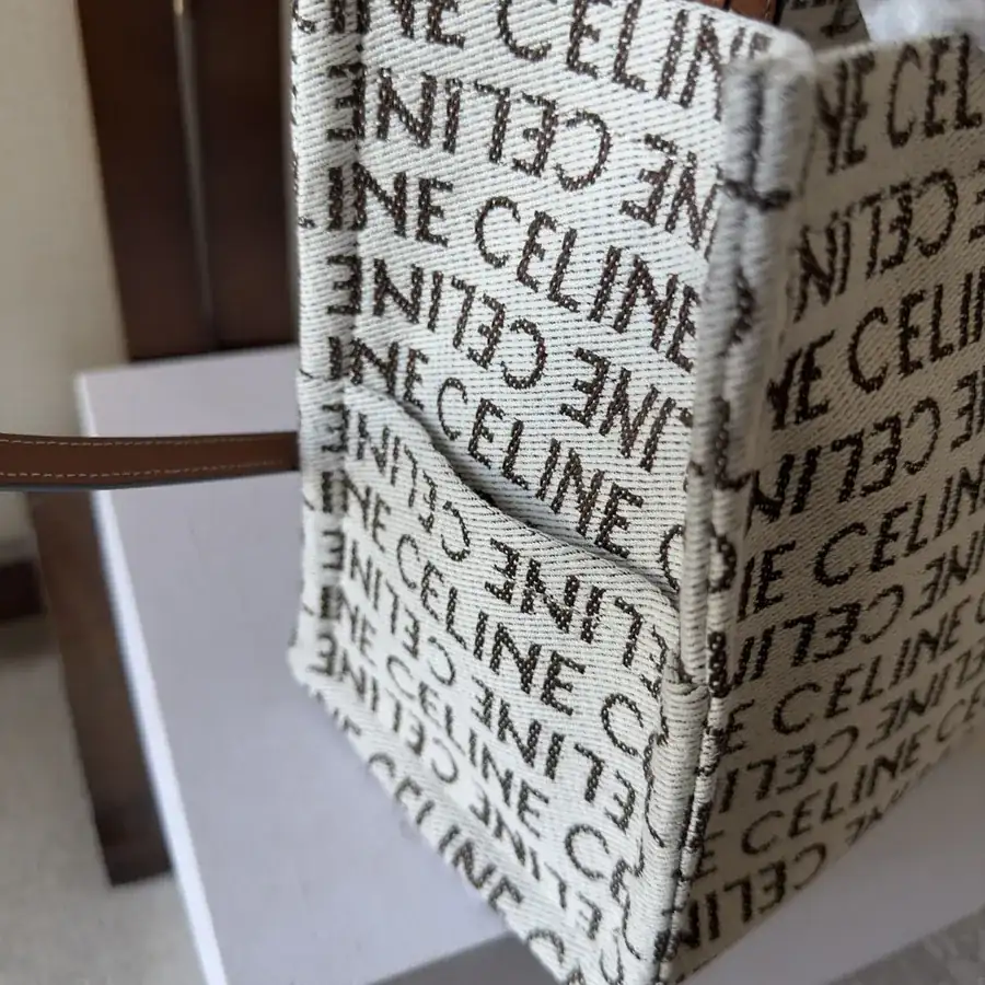 CE New Fabric Tote Tech Style Logo Print, Sophisticated and Chic