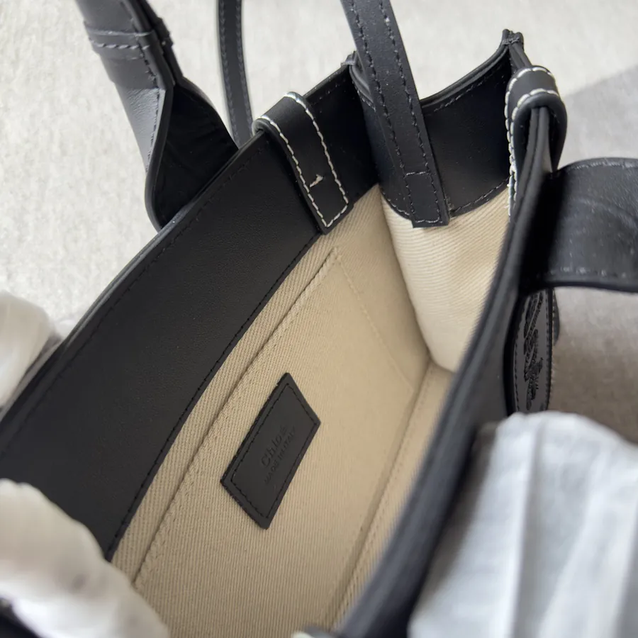 Chloe Woody Mini Tote Bag
